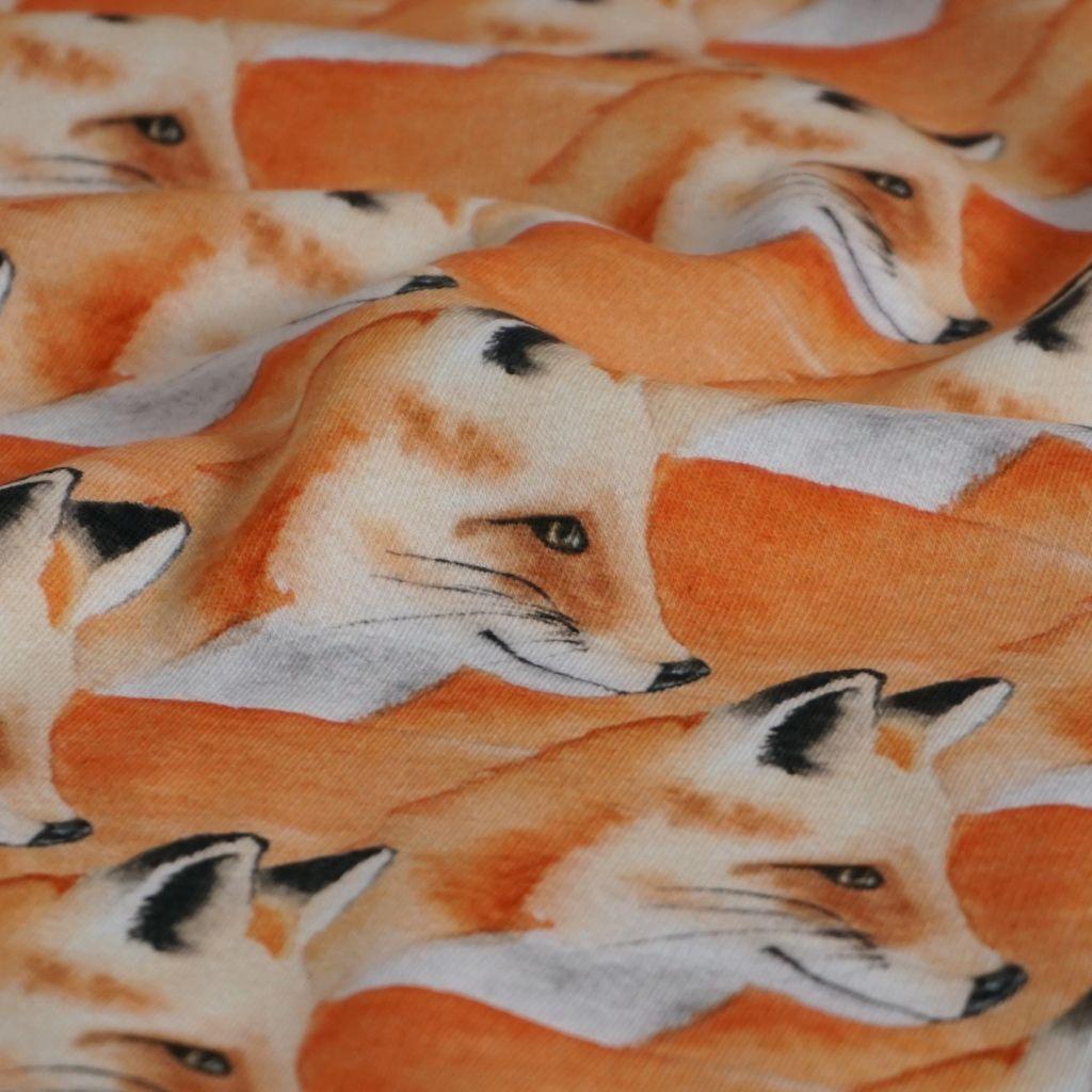 Sweat Stoff Fuchs allover